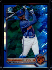 2022 Bowman Draft ~ Simon Juan ~ Chrome Sapphire Edition ~ #BDC-52 ~ Mets