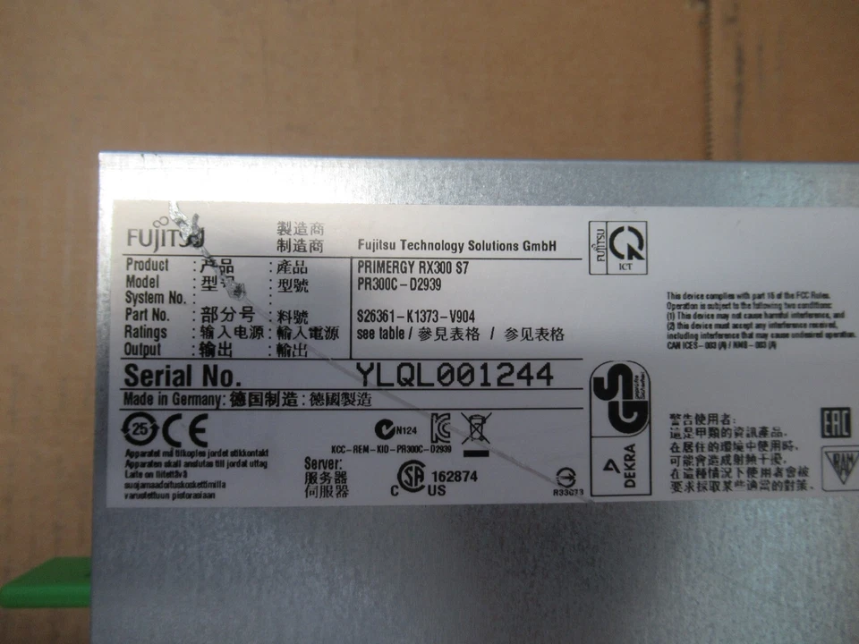 Fujitsu Primergy RX300 S7 Intel E5-2620 2.00GHz 64GB Ram 600GB 2U Server - Image 3 of 3