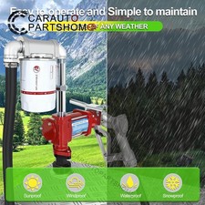 15GPM 12V DC fuel transfer pump Kit for Gasoline Diesel w/ Particulate Filter