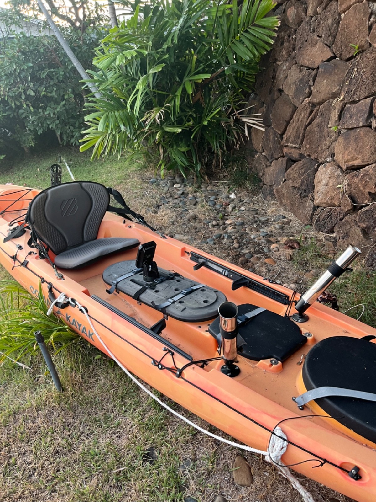 Trident 13 Solo Fishing Kayak + Extras