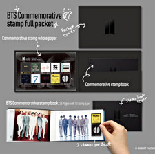BTS 10th Anniversary Stamp Packet & Photobook Set - Limited Edition 🔸Tracking🔸