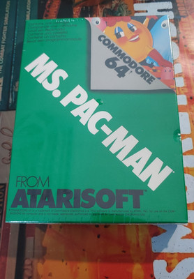 Ms. Pac-Man (1983) Commodore 64 Modul NEW Classic-Game Cartridge Euro 8-bit