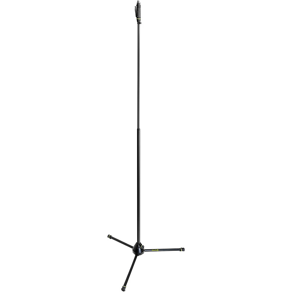 Gravity Stands Microphone Stand With Folding Tripod Base And One-Hand Clutch