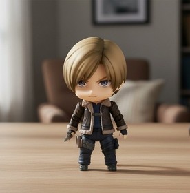 Nendoroid 2337 Leon S Kennedy Resident Evil 4 PVC Figure Collectible New No Box