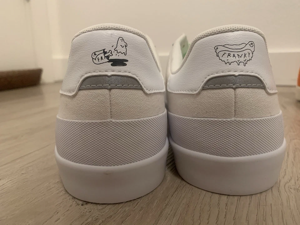 Size 13 New Balance Numeric Villani 272 Franky Ghost Green/White & 217 Pumpkin - Image 4 of 4