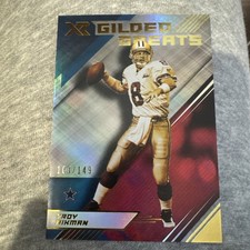 Panini XR Gilded Greats Troy Aikman #GG-12 103/149 Dallas Cowboys Football