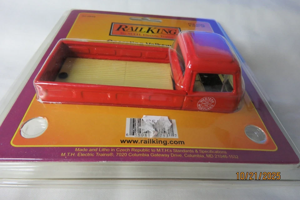 RailKing by MTH Operating Volkswagen Inspection Trucks Set of 4 - All New in Box - Image 2 of 4