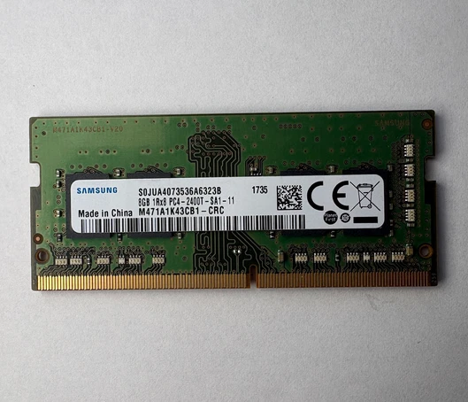 Samsung PC4-19200 (DDR4-2400) Bus Speed Computer RAM 8 GB Total