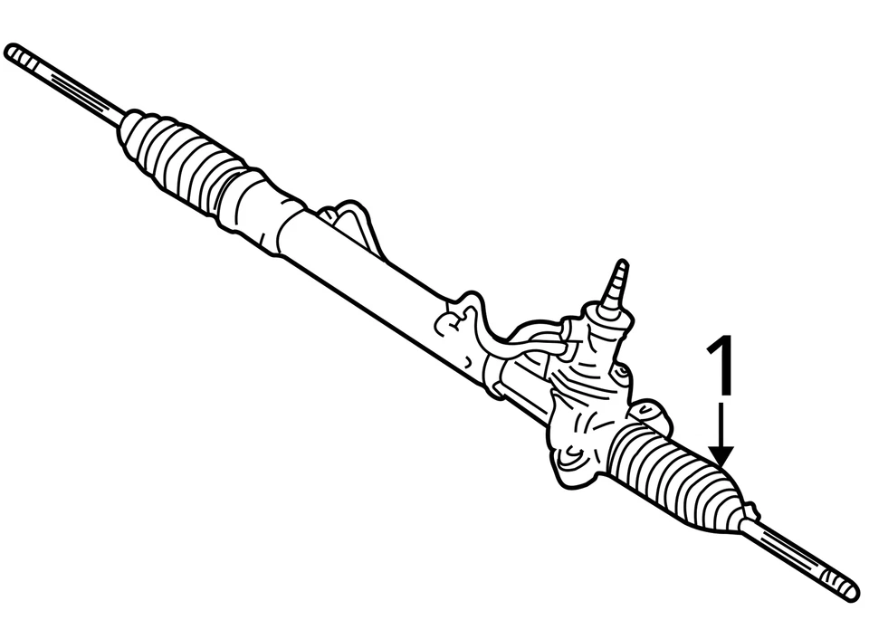 Engranaje de dirección/rack bastidor eléctrico y piñón para 04-06 SCION XA 104925652 Foto 4 de 4