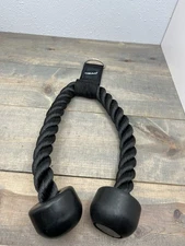 HEAD Dual Grip Tricep Rope Pull-Down Cable Machine Attachment preowned good