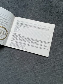 ₪PAS DE JEU₪ Notice Nintendo NES - FAH - Pac-Man