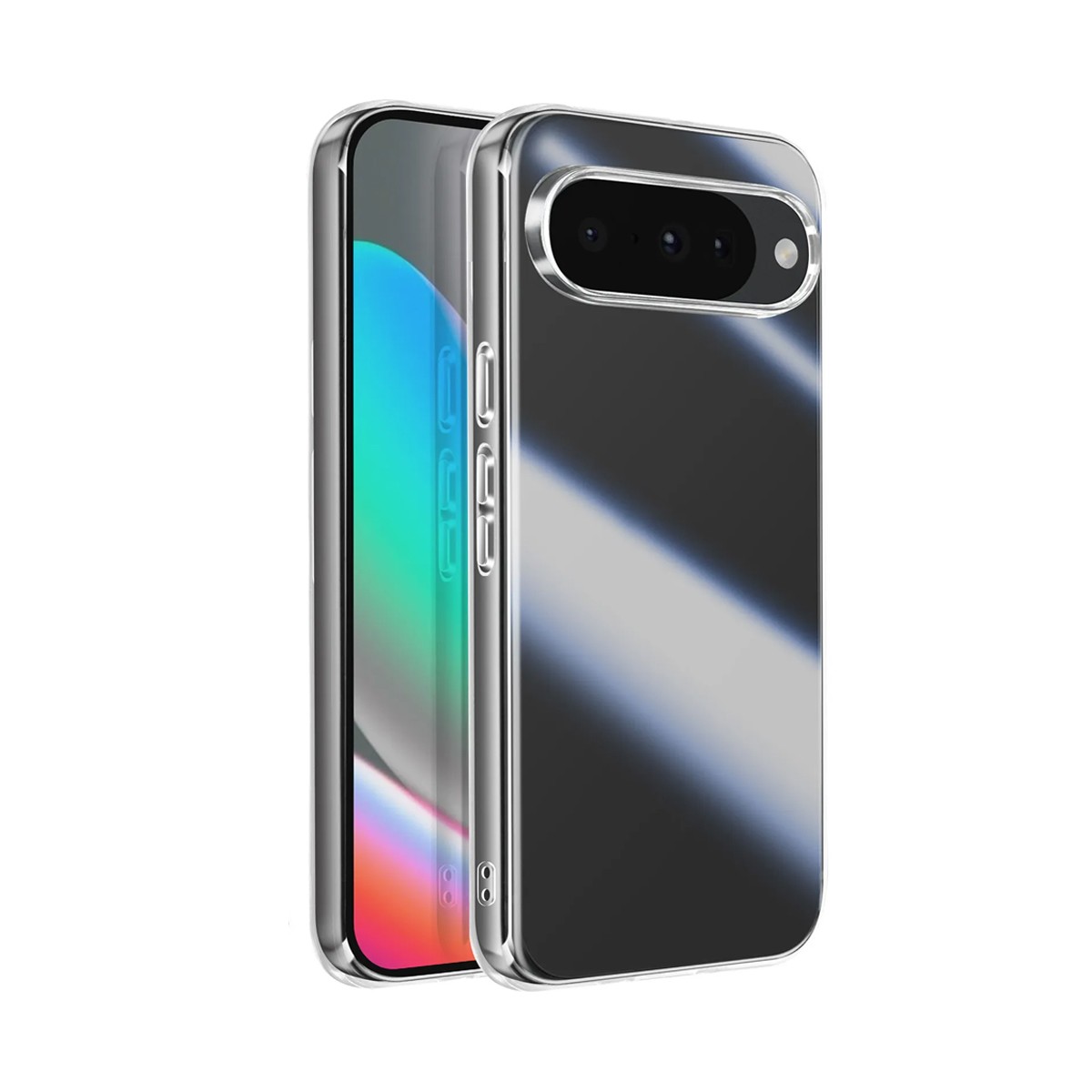 Coque Google Pixel 10 et 10 Pro transparente en silicone TPU souple antichoc