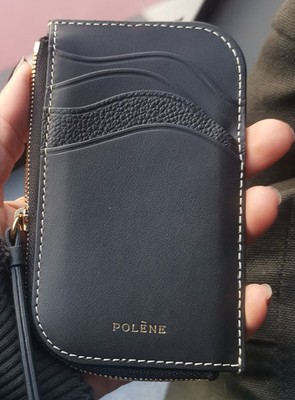 Polene Atla Kartenhalter, Neuwertig, Schwarz,Sehr Edel,Kartenetui, 130  Neupreis
