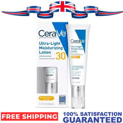 Cerave Ultra-Light Gesichtslotion/Feuchtigkeitscreme mit LSF 30 Sonnenschutz