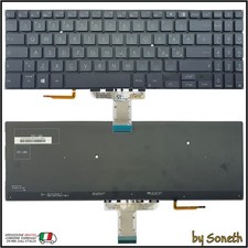 TASTIERA ITALIANA PER ASUS EXPERTBOOK B1 B1500C B1500CE NERA RETROILLUMINATA