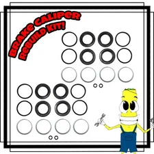 Front Disc Brake Caliper Rebuild Repair Kit for Acura RL 2005-2012