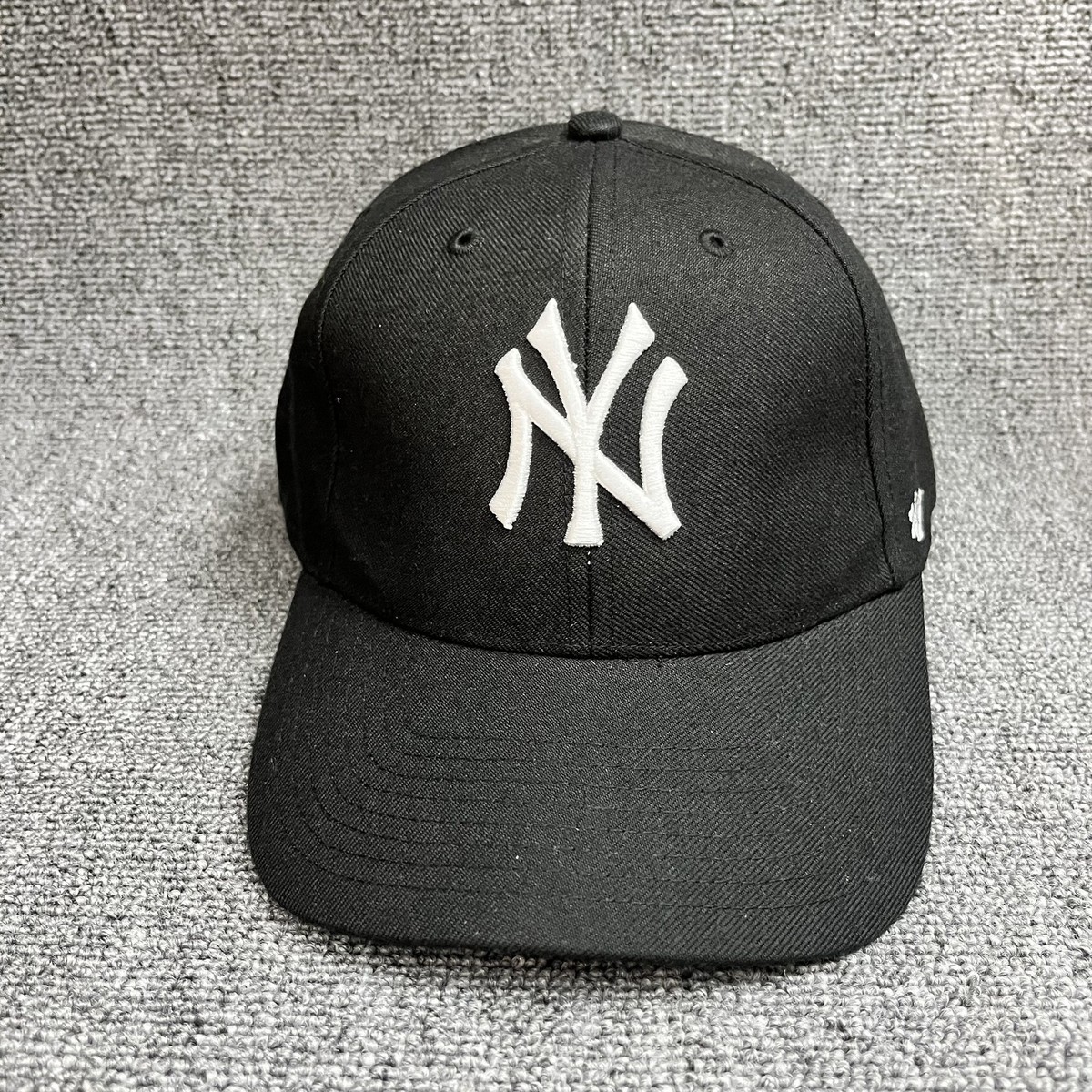 New '47 Brand New York Yankees MVP Adjustable Cap Black White Hat