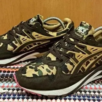 Bape x Asics Gel Kayano Trainer Sneakers - Size 270cm, Lightly Used