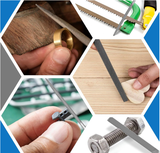 6Pcs Metal Needle File Set Small Hardened Carbon Steel File Mini Hand Metal Tool