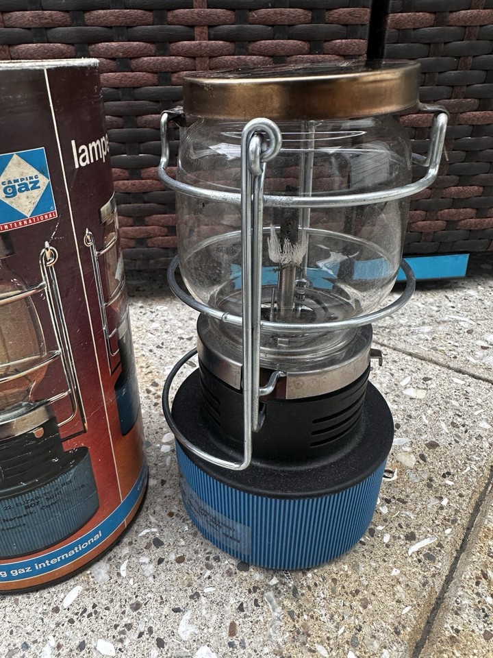 Lampe à Gaz Campingaz GT – Lampe Portative Camping – Vintage Made In France