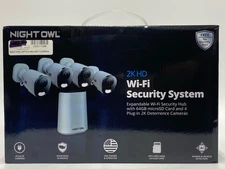 NIGHT OWL OPTICS FWR8-64GB-F44L 2K HD 4 Camera Wi-Fi Security Hub (UD2111298)
