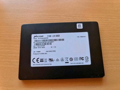 Micron 1100 256GB SSD 2.5 Zoll SATA-III 6Gb/s MTFDDAK256TBN-1AR1ZABYY