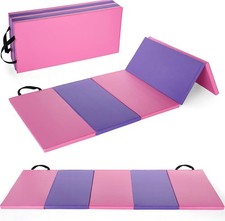 Gymnastics Mat 6.2x2.6 Ft Five-fold Exercise Mats Gymnastics Tumbling Thick Pad