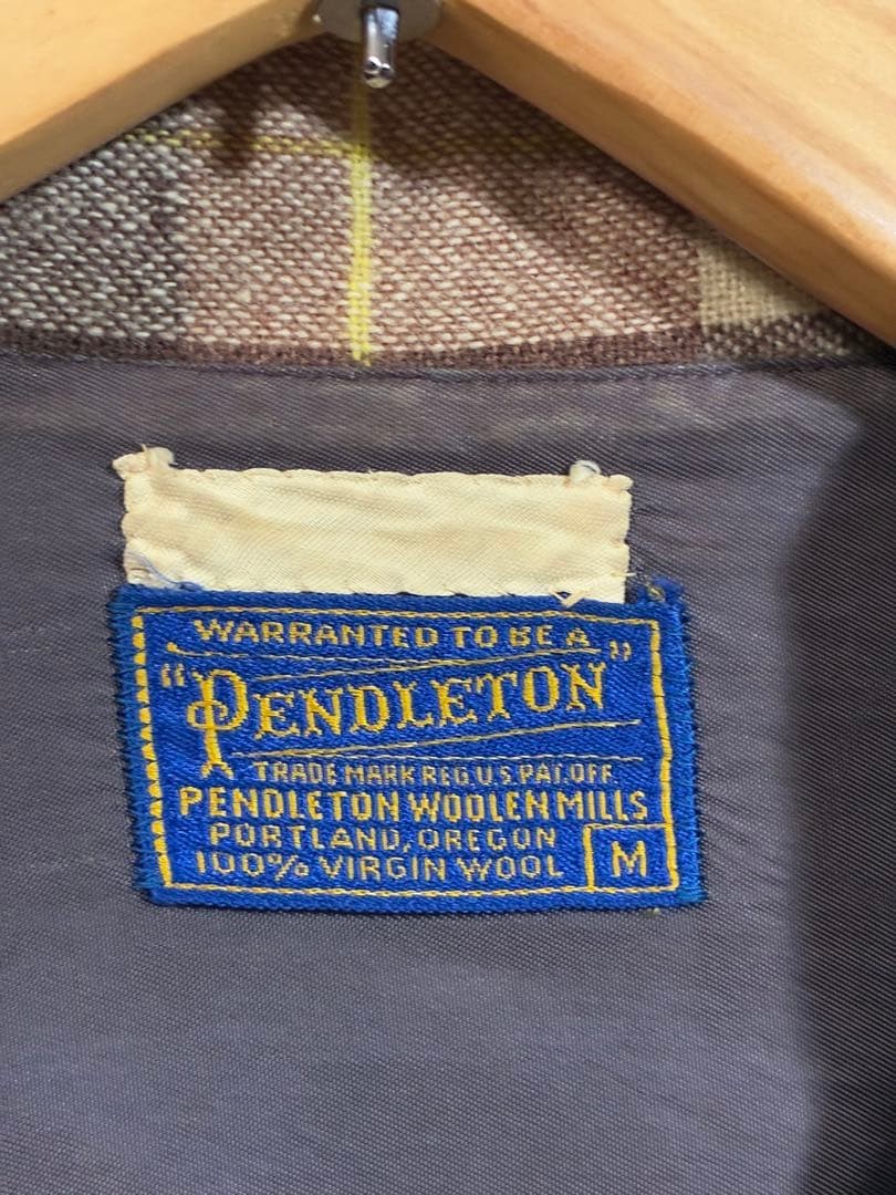 Pendleton Vintage Wool Tailored Jacket Button Up … - image 3