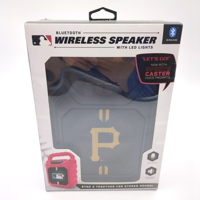 SOAR MLB Pittsburgh Pirates Bluetooth Wireless Speaker with LED Lights & FM