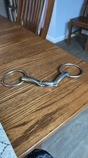 Korsteel 5 1/2” Snaffle Bit Stainless Steel Double Joint French Link Horse