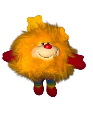 Vintage 1983 Rainbow Brite Spark the Sprite Squeak Plush Hallmark 5''