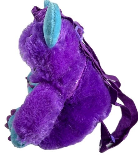 Mochila Monstruo Púrpura Peluche Colección Critter Noche 3 Ojos Amigo (T163) - Imagen 5 de 8