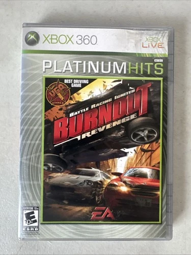 Burnout Revenge Xbox 360 Complete In Box  w/ Manual Tested CIB Platinum Hits