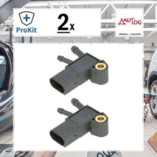 2x ORIGINAL® Autlog Sensor, Abgasdruck für Opel TIGRA Mercedes-Benz A-CLASS