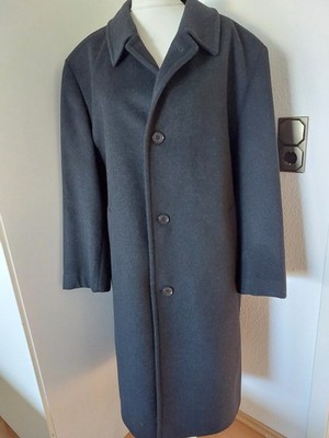 Herrenmantel Kashmirmantel ERES Gr. Kurzgröße 28  56, 100 % Kashmir schwarz