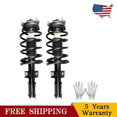2pcs Front Quick Struts Shocks Coil Springs Assemblies For 2001-2009 Volvo S60