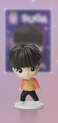 BTS McDonald s TinyTAN Happy Meal Toy Throwback Edition Suga - New in Box
