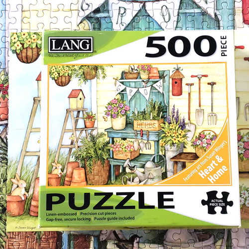 Lang Krippen-Puzzle 1000 Teile Von Susan Winget – 73,7x50,8 Cm, Farbenfrohes Kunstwerk