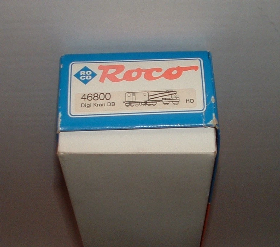 Roco 46800 6-achsiger Kran gelb Kran m. Schutzwagen DB 979 0 004-4  H0, #X-113-2 - Bild 3 von 3