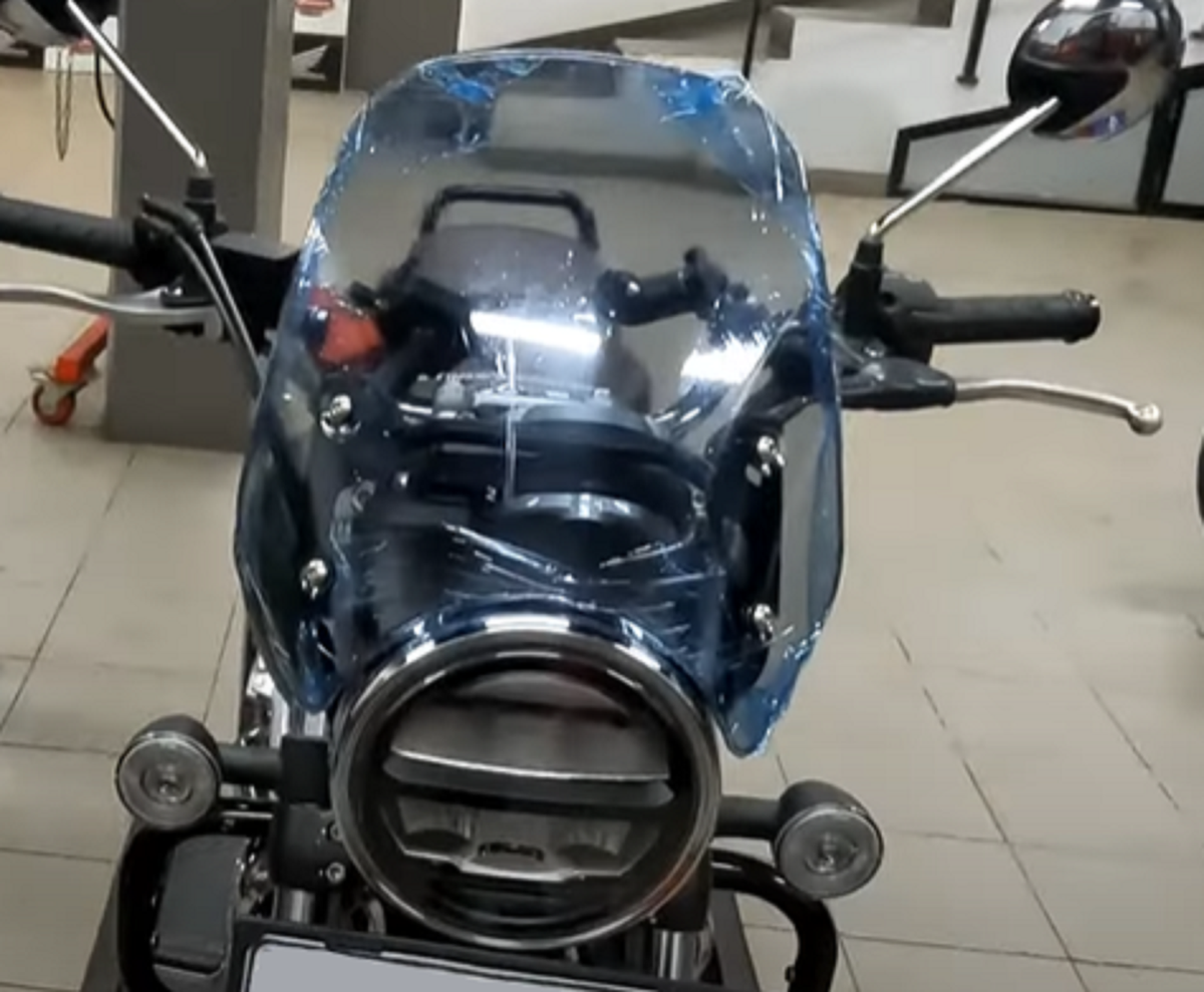 Honda Hness CB 350 Long Visor Clear Fit for Honda India