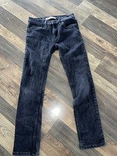 Levi's 510 Skinny Jeans Black Size 16 Reg W27 L27 