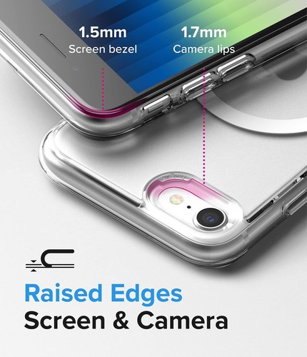 Case For Apple iPhones SE 2022 , SE 2020 , 7,8 Shockproof Silicone Magsafe Case - Picture 19 of 42