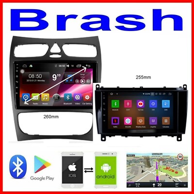MERCEDES CLK 2005-2008 C209 A209 GPS CARPLAY ANDROID AUTO CAM ODB DAB TPMS DVR
