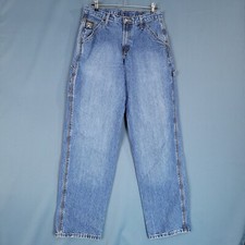 Cinch Up Men's Relaxed Fit Denim Pants High Rise Blue Size 33 x 34