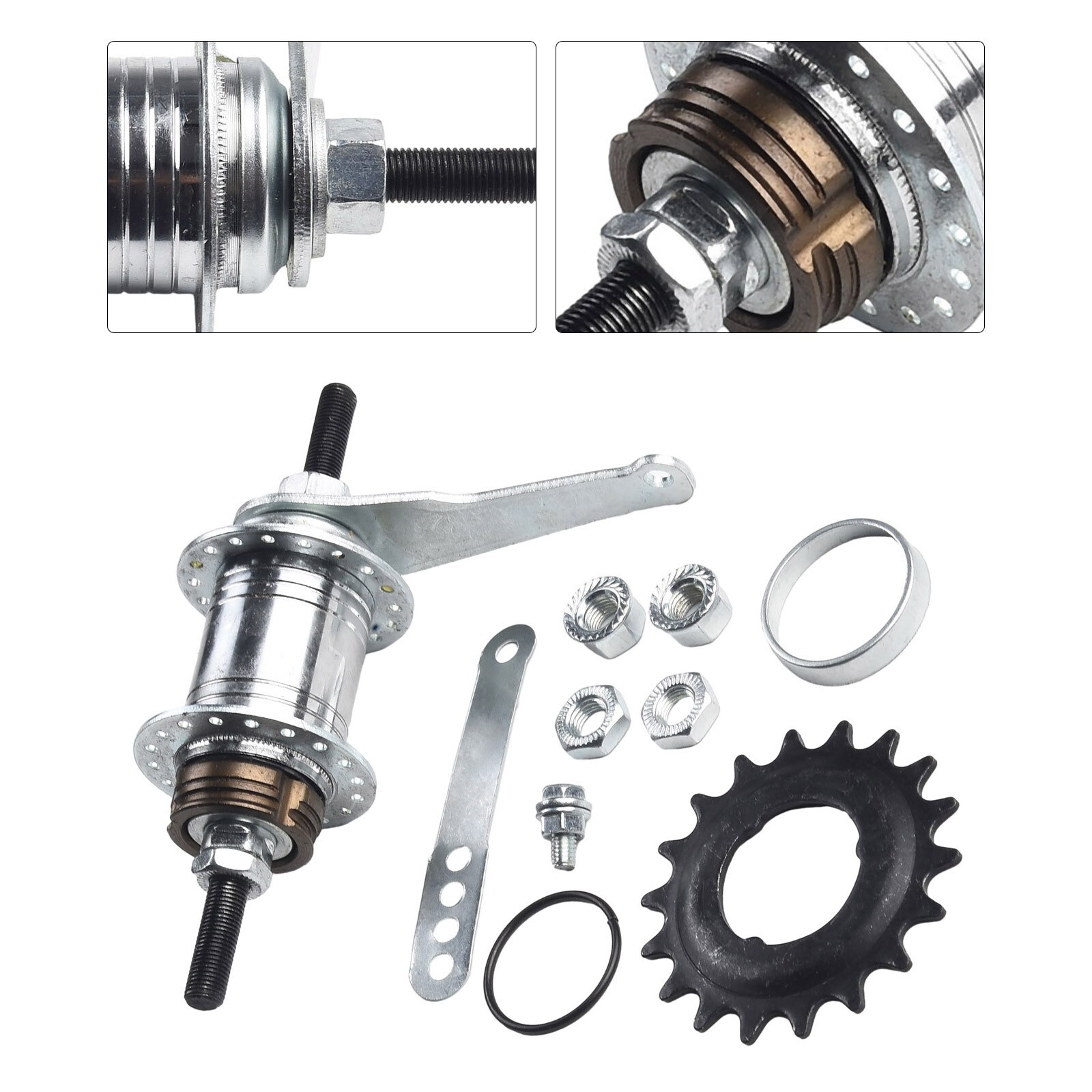 Rear Wheel Fixie Bike Hub Rim Fixie Freewheel Hub FLIP FLOP REAR