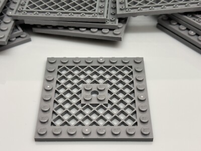 LEGO Plate 8x8 With Grille Hole In Center 4047 From Eiffel Tower 10307,  Pieces UK