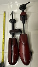 Pair ADJ Wood Shoe Trees Form Stretchers Unknown Brand. - Made In China