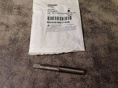 Irwin Hanson 1742ZR M12-1.25mm 4 Flute Straight Plug Tap (BN388)