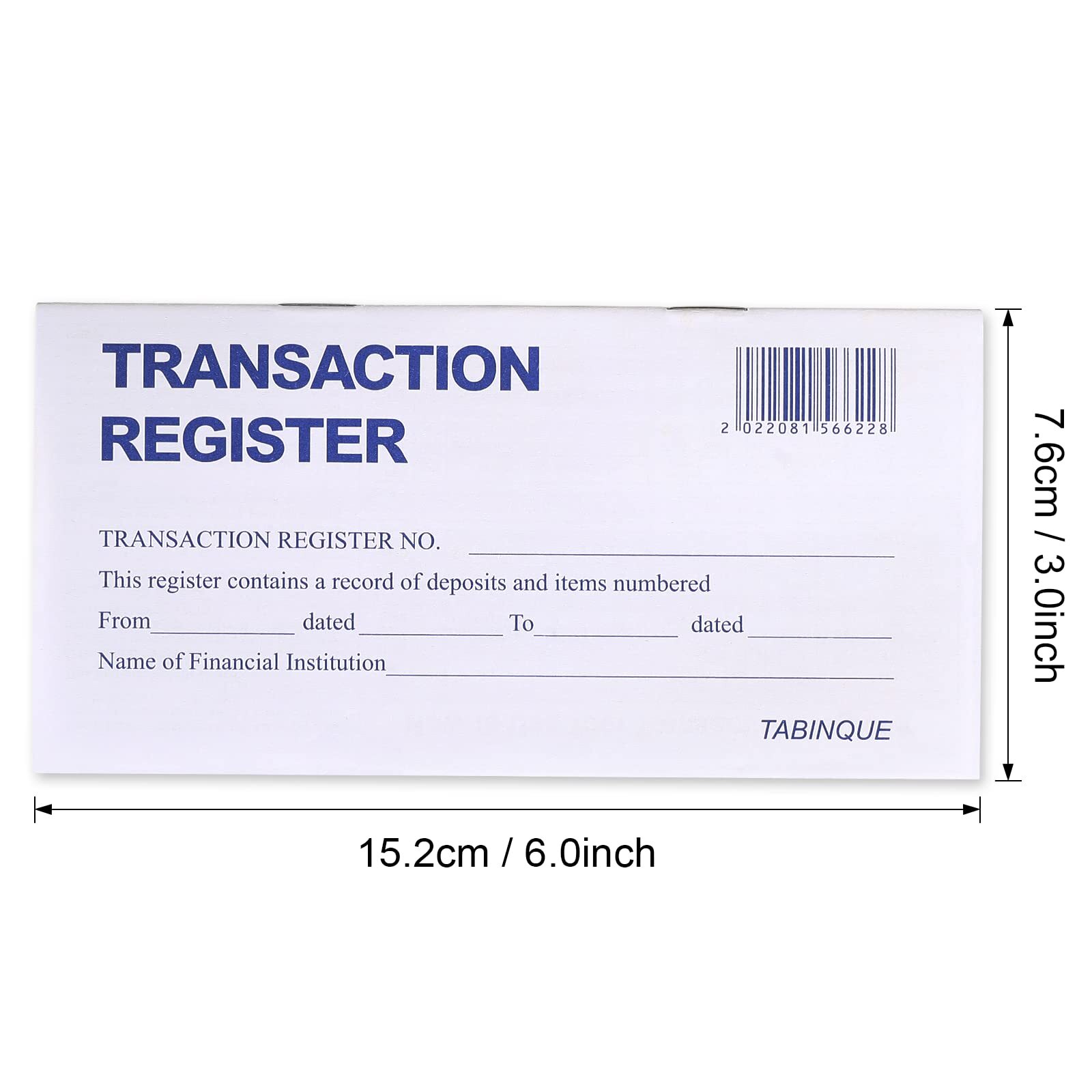 как выглядит 24 PCS Check Registers for Personal Checkbook, Easy to Read Checkbook Register фото