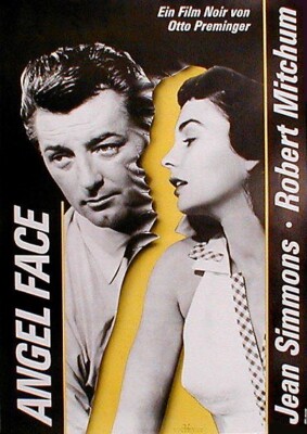 Robert Mitchum in ANGEL FACE Originalplakat WA von 1982